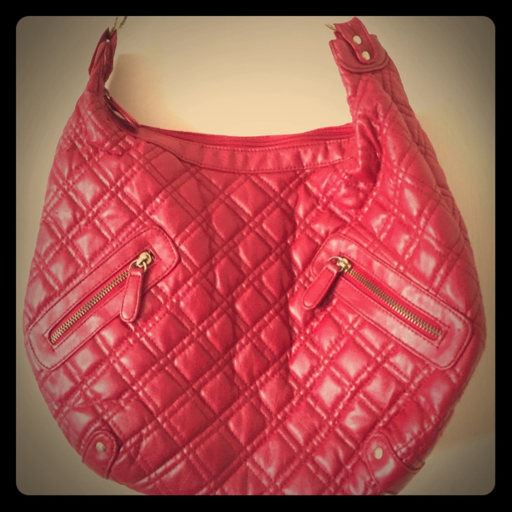 Red Shoulder Purse